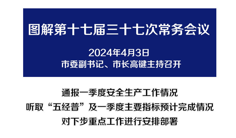 解讀：市政府召開第十七屆三十七次常務會議